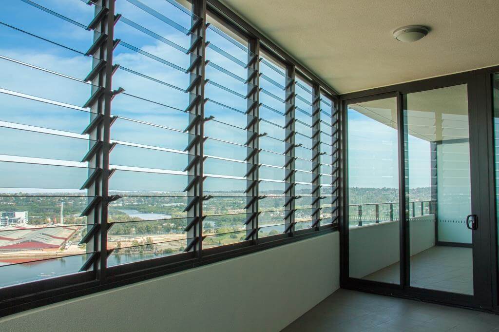 Breezway Louvres offer a sound-barrier to internal living rooms