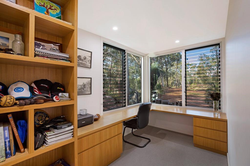 Study rooms with Breezway louvres provide a view and natural ventilation